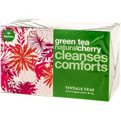 Vintage Teas Zelený čaj třešeň 30 x 1,5 g