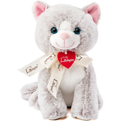 Lumpin Mačka Jacqueline svetlo šedá 25 cm