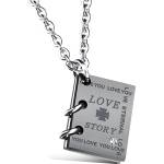 HARAHU Колие Love Story - Сребристо / Черно KP21664
