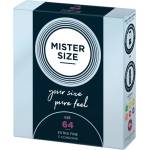 MISTER SIZE - тънък презерватив - 64мм - 3 броя - desirel