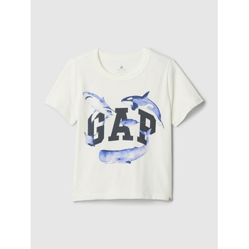 GAP Бебешка тениска Mix & Match с лого GAP GAP | Byal | Момчешки | 80-86