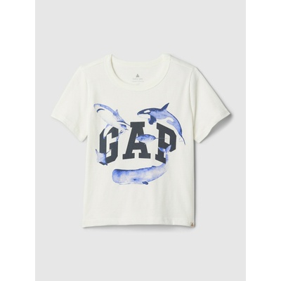GAP Бебешка тениска Mix & Match с лого GAP GAP | Byal | Момчешки | 80-86