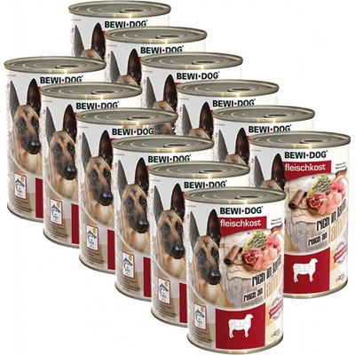 Bewi Dog Bohaté na jahňacie 12 x 400 g