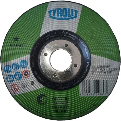 Tyrolit Basic Kotouč brousící flex T27 125 x 6 x 22,2 mm C30SB80 222889