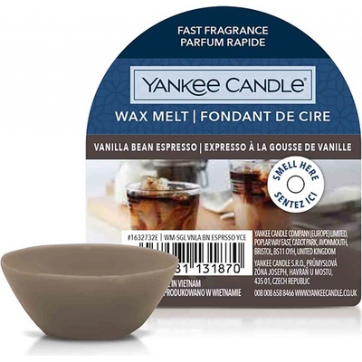 Yankee Candle vonný vosk Vanilla Bean Espresso Espresso s vanilkovým luskem 22 g