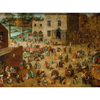 Grafika - Puzzle Brueghel Pieter: Children's Games, 1560 - 2 000 piese