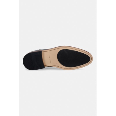 Tommy Hilfiger половинки обувки мъжки от кожа HILFIGER LEATHER DRESS SHOE (FM0FM05777)