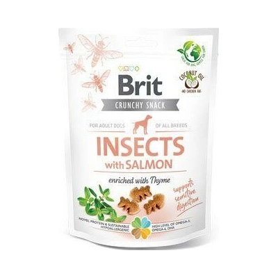 Brit Care Dog Crunchy Crack. Insec. Losos Tymian 200 g