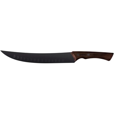 Tramontina Black Churrasco Kuchársky nôž mäsiarsky 38,5 cm nerezová oceľ drevo 22841/110