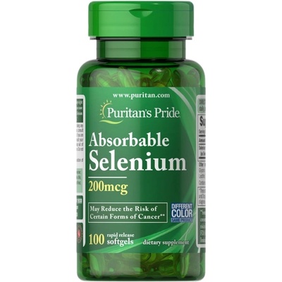Puritan's Pride Absorbable Selenium 200 mcg [100 Гел капсули]
