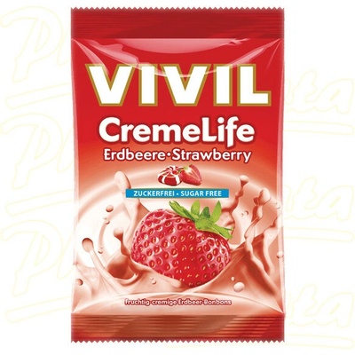 Vivil Creme life jahoda bez cukru 60 g