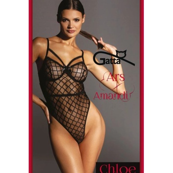 Gatta Bodywear Секси боди в черен цвят chloeeh-71023-black - Черен, размер l