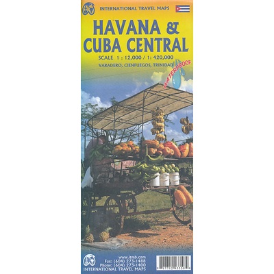 plán Havana 1:12 t. Cuba Central 1:420 t. ITM