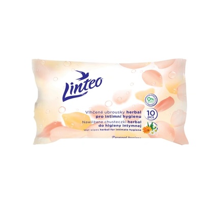 Linteo Интимни влажни кърпички Linteo Satin 10 бр