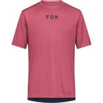 FOX Racing Фланелка с къс ръкав за колоездене Fox racing Ranger S/S Jersey Wordmark Cycling jersey - Berry (056-3673-0611)