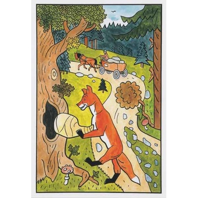 Pohlednice J. Lada - O chytré kmotře lišce – Zbozi.Blesk.cz