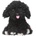 Topmodel Plush Dog Black 16 Cm