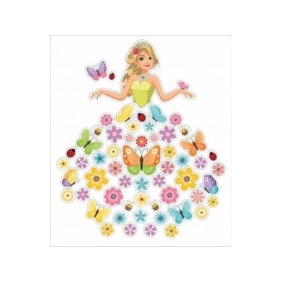 LearnHow Double-sided window decorations - Lady Spring 58el