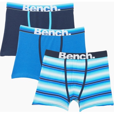 Bench Боксерки Bench BOYS 3PK TRUNKS- ASSORTED - Blue/Navy