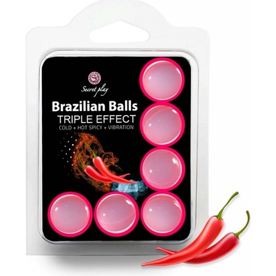 Secret play BRAZILIAN TRIPLE EFFECT 6 BALLS SET