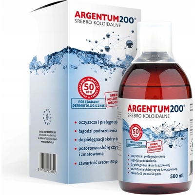 Aura Herbals Argentum 200 koloidné striebro 50 ppm 500 ml