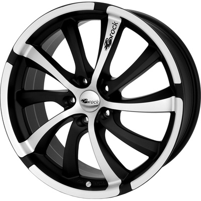 Brock B23 8x18 5x112 ET45 matt black polished