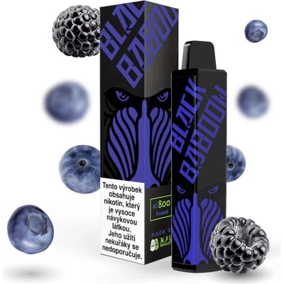 Black Baboon Black Berg 16 mg 800 potáhnutí – Sleviste.cz