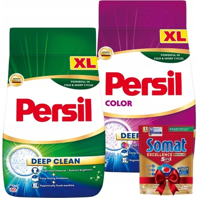 Persil Deep Clean Prací Prášok Regular Color 2 x 2,75 kg 100 PD +