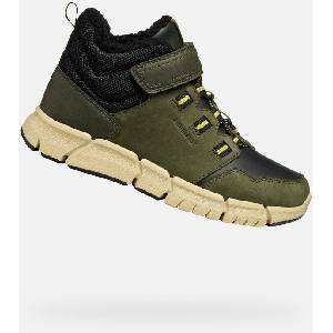 Geox J flexyper b abx тъмнозелено, черно, бежово 32 (j949xa032mec0498-k)