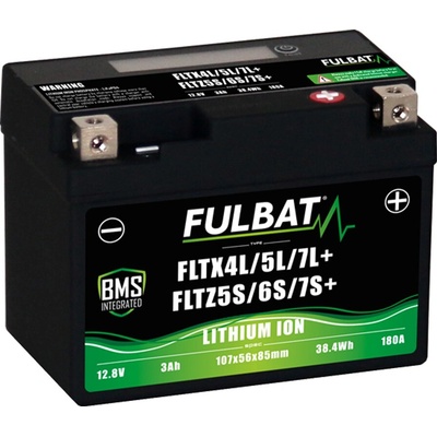 FULBAT LiFePO4 12V 3Ah 180A YTX4L-BS, YTX5L-BS YTZ5S-BS
