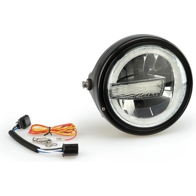 Maska so svetlom PUIG LUMEN R LED 20818N čierna