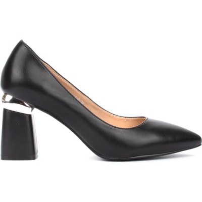 Дамски обувки от еко кожа eliza в черен цвят