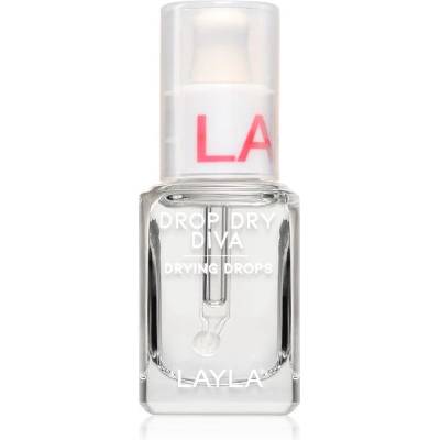 Layla Cosmetics Drop dry Diva rychleschnoucí lak na nehty 10 ml