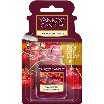 Yankee Candle Black Cherry висящ ароматизатор за автомобил унисекс 1 бр