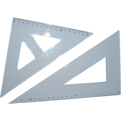 Trojúhelník Koh-i-noor 744750 60/250 čirý – Hledejceny.cz