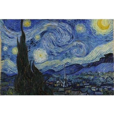 Dimex MS-5-0250 vliesová fototapeta na zeď Hviezdna noc od Vincenta van Gogha, rozmery 375 x 250 cm
