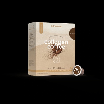 Nutriversum FOOD COLLAGEN COFFEE káva s kolagénom 20 kapsúl