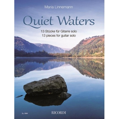 Quiet Waters 13 kusov pre gitarové sólo noty pre klasickú gitaru