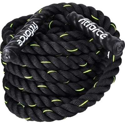 Fitforce BR Posilovací lano 15m - 3,8 cm – Zboží Dáma