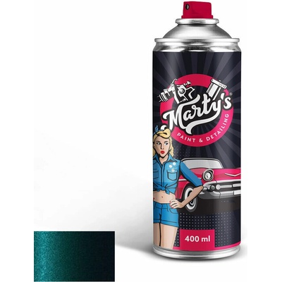 Marty's Barva na auto ve spreji Škoda 9590 Tmavě zelená 400ml