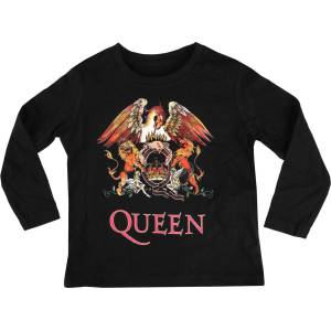 METAL-KIDS детска тениска с дълъг ръкав Queen - (Crest) - Черна - METAL-KIDS - 814.35. 8.999