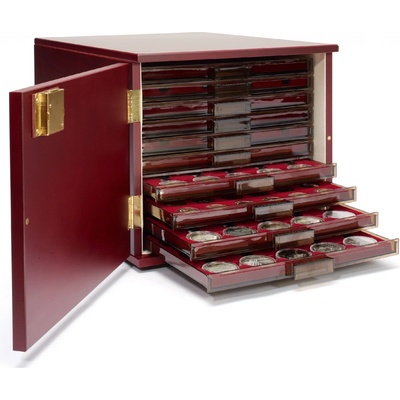 LEUCHTTURM Skříňka na 10 boxů na mince – Zboží Dáma