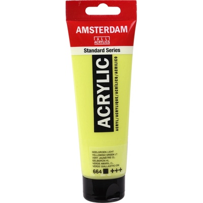 Amsterdam Standard akrylová farba 664 yellowish green light 120 ml