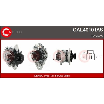 ALTERNATOR 12V 55A CAL40101AS