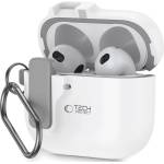 Tech-protect slim hook apple airpods 4 бял (5906302371662)