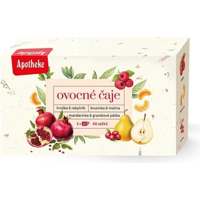 APOTHEKE Darčeková kolekcia ovocného čaju 60 sáčkov