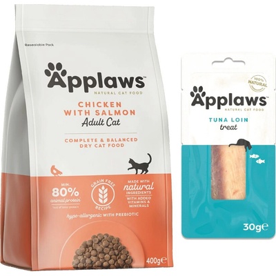 Applaws Adult kura & losos 400 g