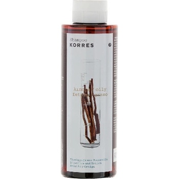 Korres Shampoo Liquorice and Urtica pro mastné vlasy s lékořicí a kopřivou 250 ml