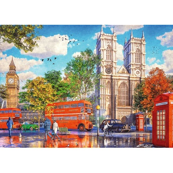Trefl - Puzzle Puzzle Premium Plus Tea Time: View of London - 1 000 piese
