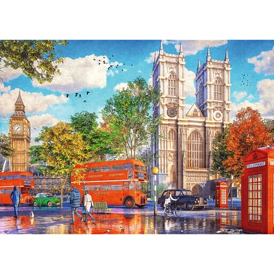 Trefl - Puzzle Puzzle Premium Plus Tea Time: View of London - 1 000 piese